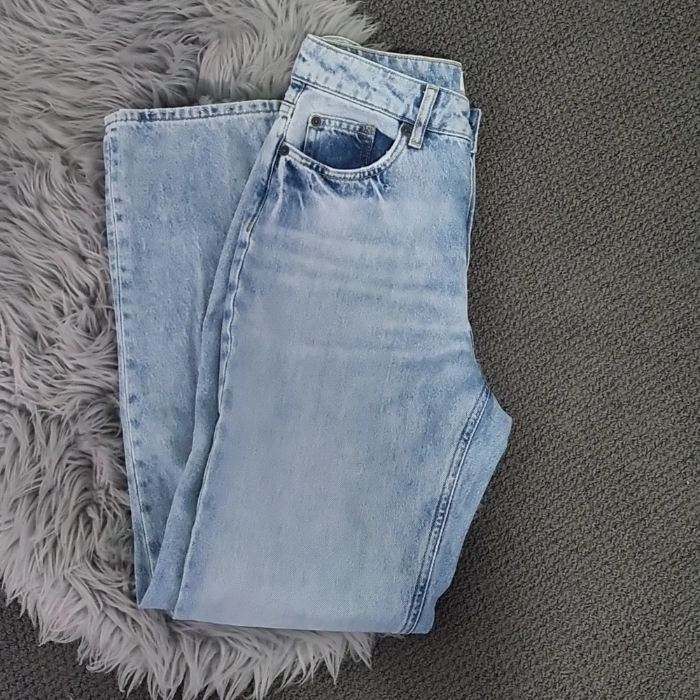 H&M denim baggy straight leg Jeans 6 - Picture 4 of 4